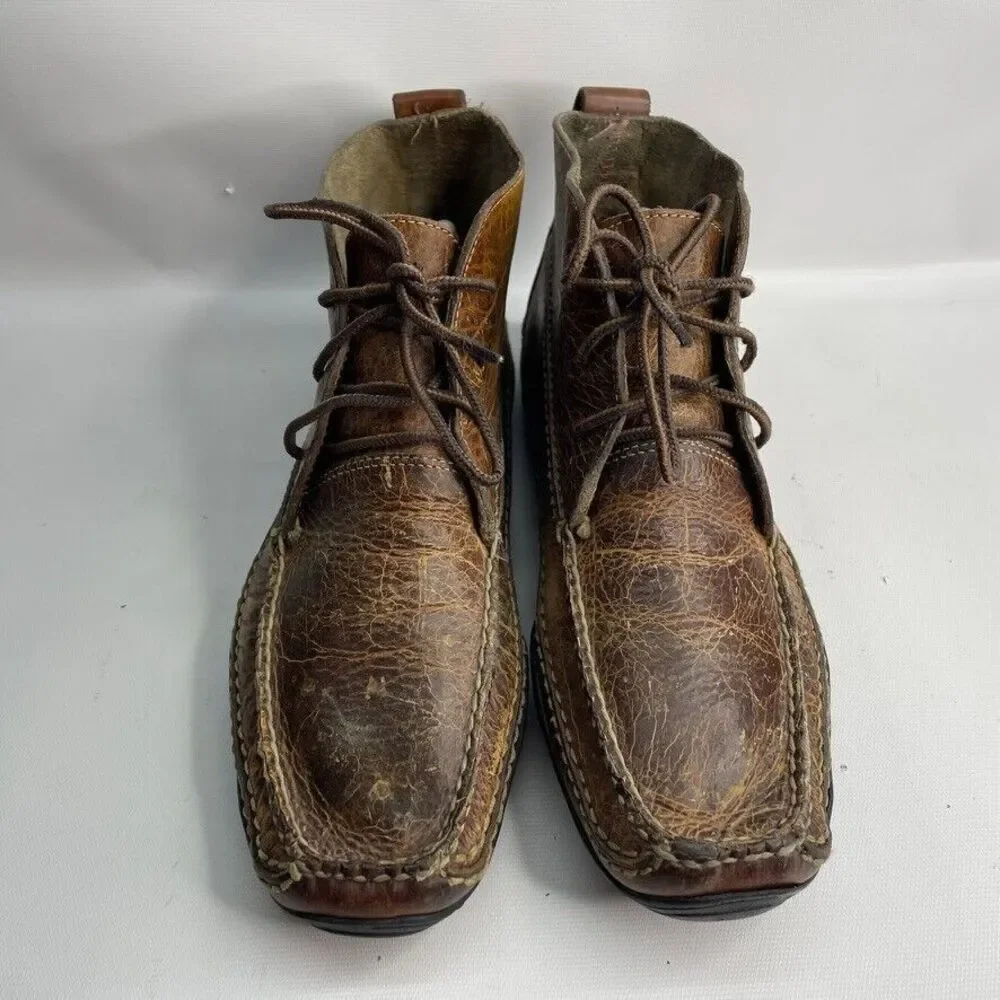 LL‎ Bean Chukka Boot Signature Moc Ankle Lace Up Sz 10 (READ)